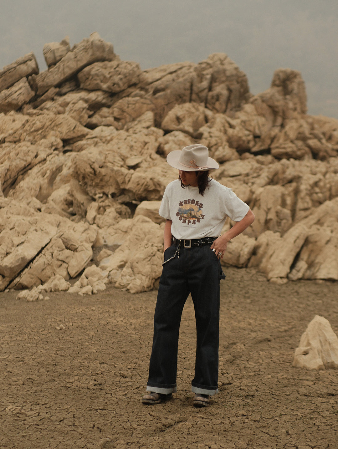 Journey to the West Series Wide-Leg jeans-Monk Tang Sanzang