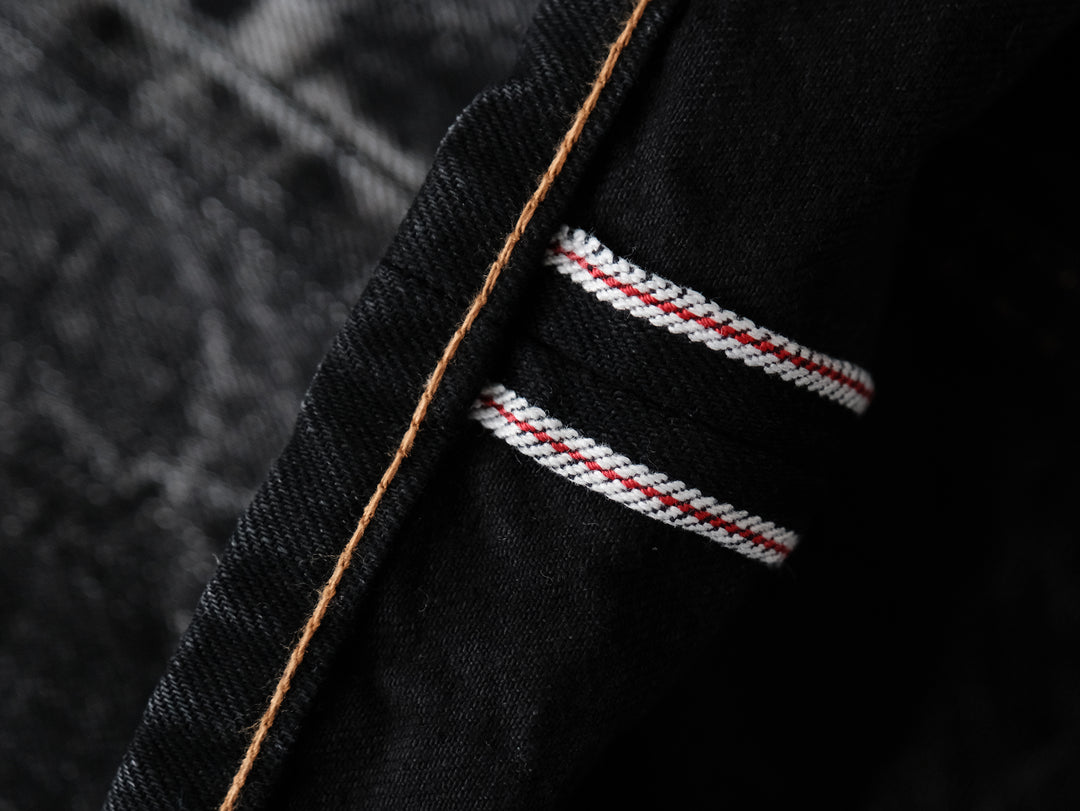 Black Denim 705M A-Line jeans|MBBCAR|menswear