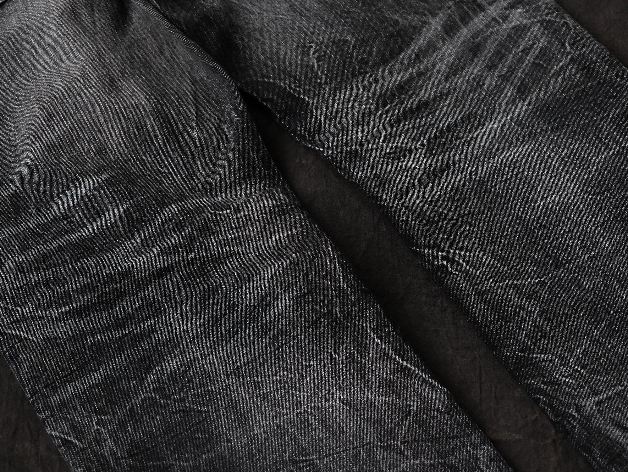 Black Denim 705M A-Line jeans|MBBCAR|menswear