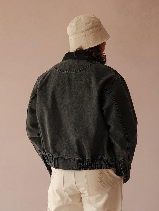 Harrington Dyed Canvas Jacket