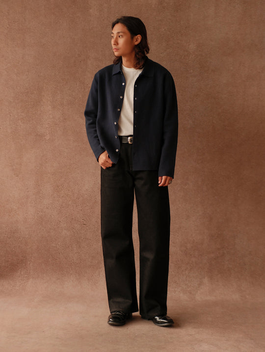 Polo Knit Cardigan