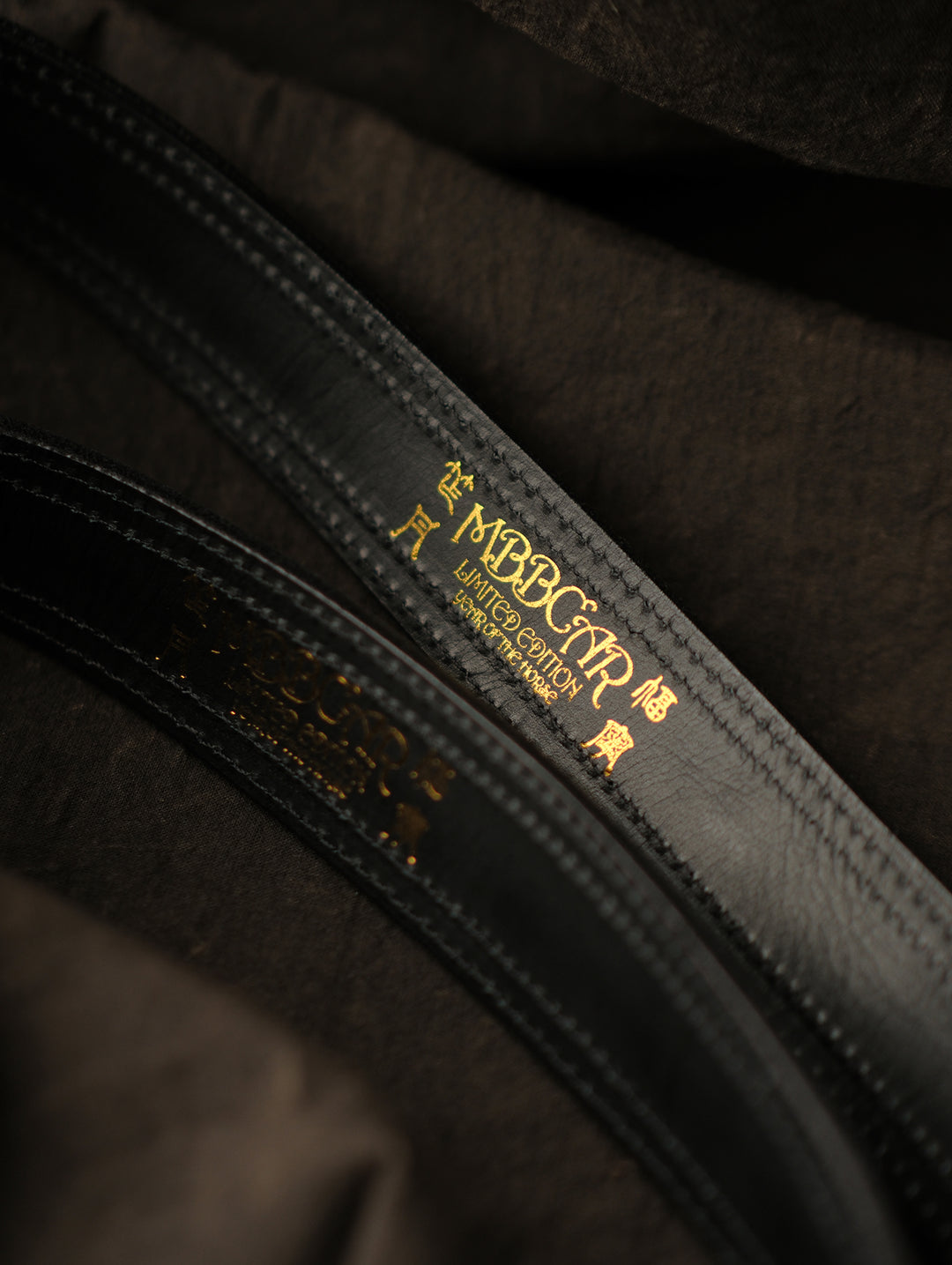 Year of the Horse Limited Edition Cowhair Western-Style Belt-White