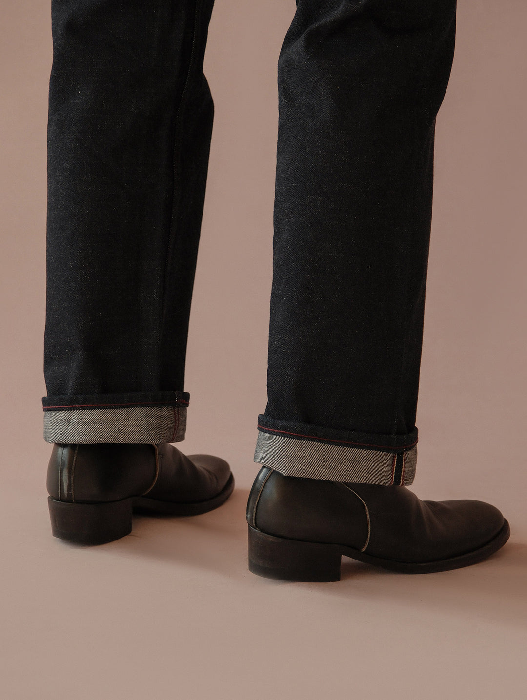 Xizang Collection Red Prayer Flag Core Straight-Fit Selvedge Denim jeans