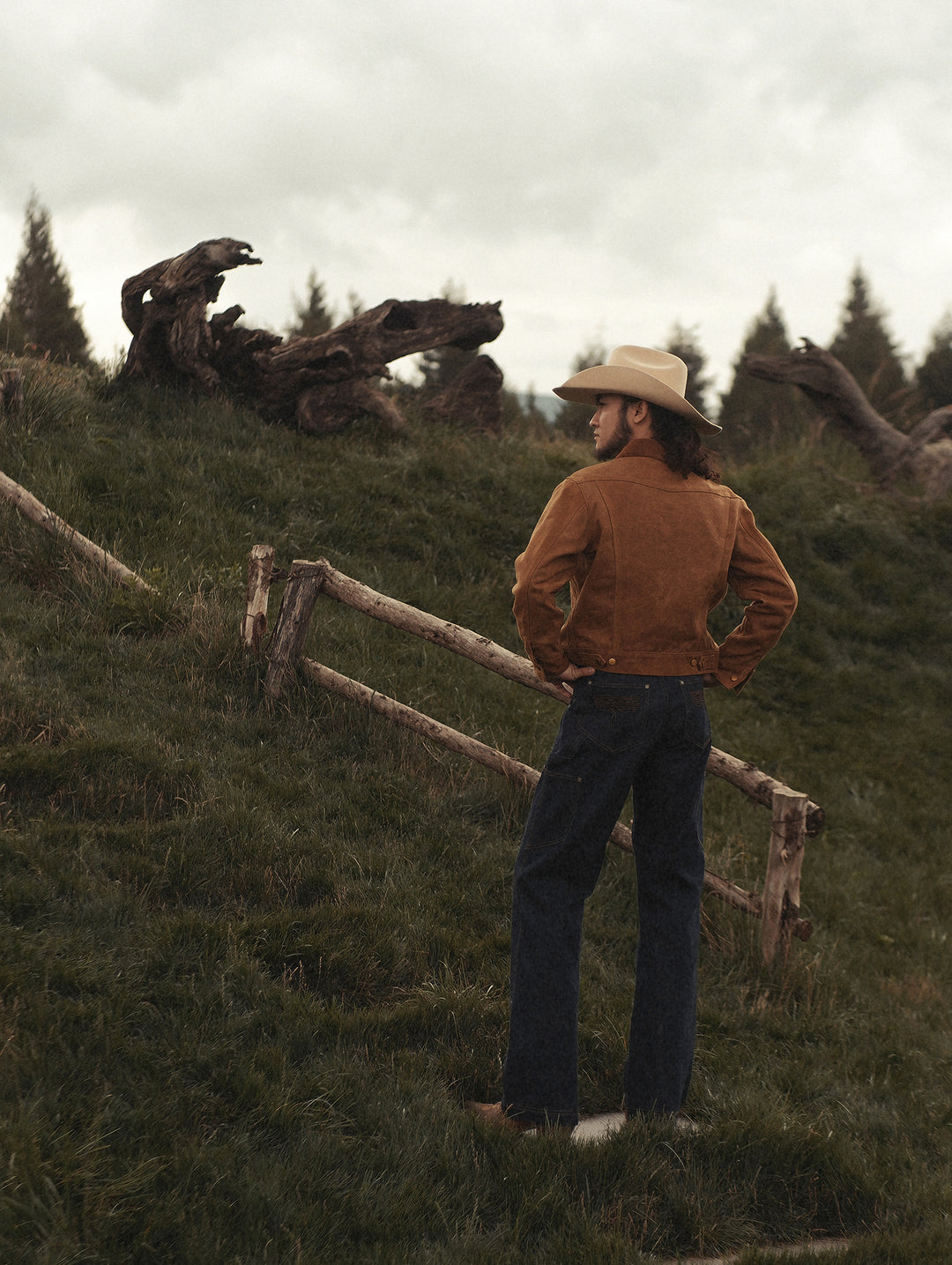Western Series 16oz Oil-Waxed Canvas Type3 Trucker Jacket