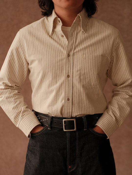 Long-Point Button-Down Shirt