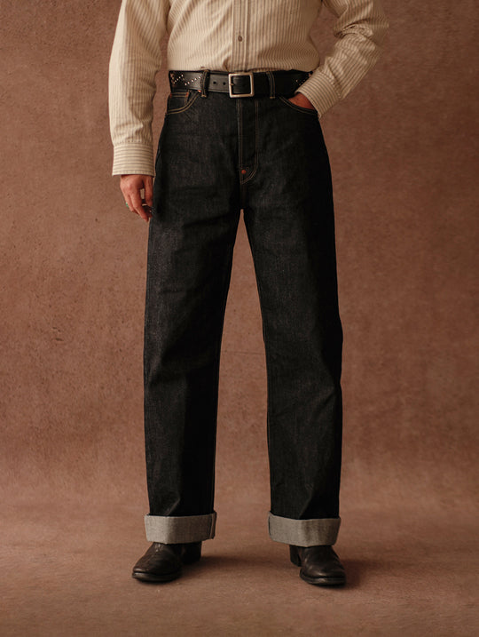 1930s Cowboy Selvedge Denim Wide-Leg jeans