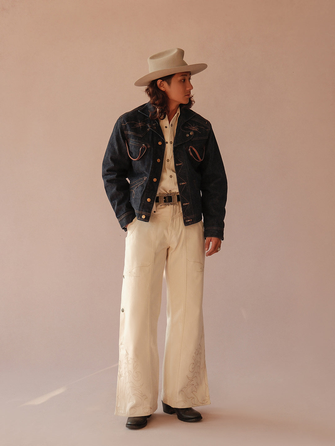 Western Series Rider Selvedge Denim Jacket-Indigo