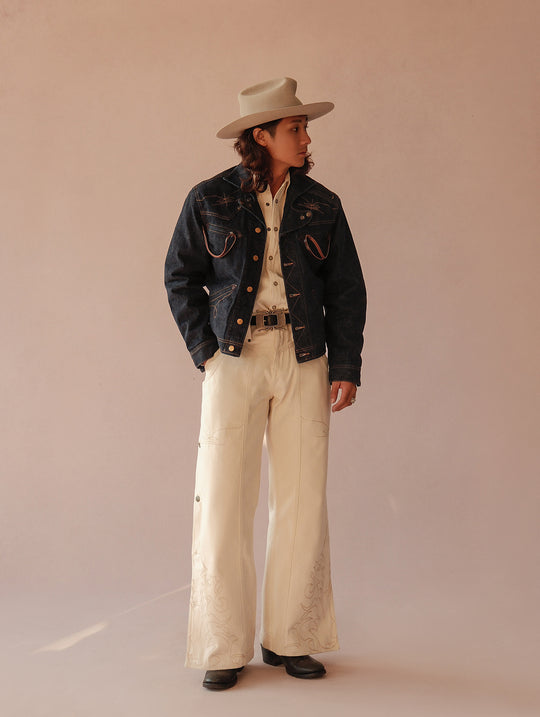 Western Series Rider Selvedge Denim Jacket-Indigo