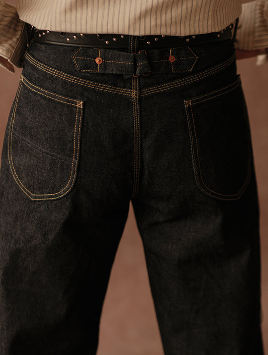 1930s Cowboy Selvedge Denim Wide-Leg jeans