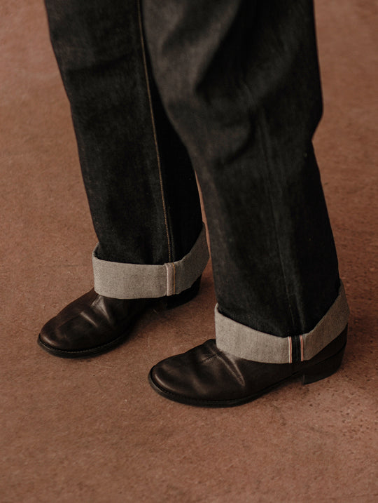 1930s Cowboy Selvedge Denim Wide-Leg jeans