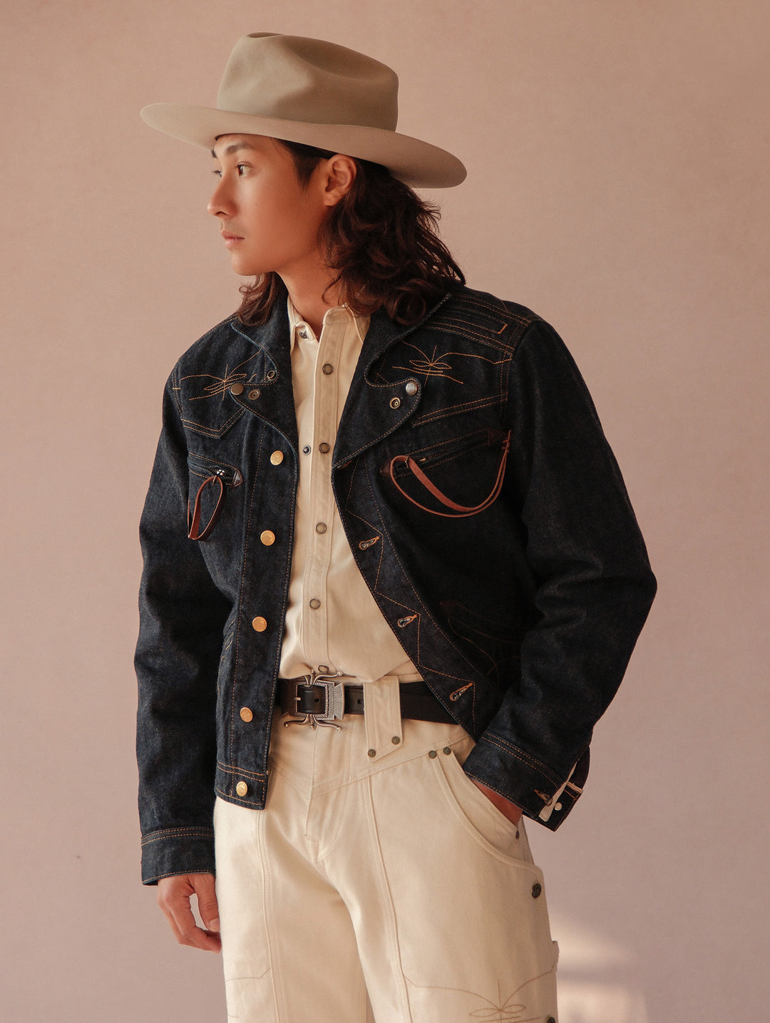 Western Series Rider Selvedge Denim Jacket-Indigo