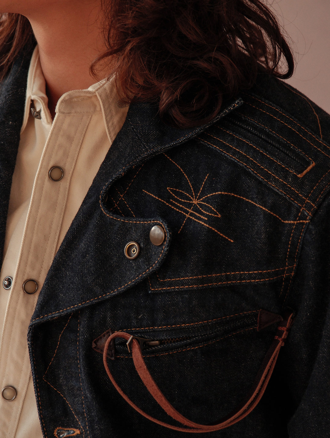 Western Series Rider Selvedge Denim Jacket-Indigo