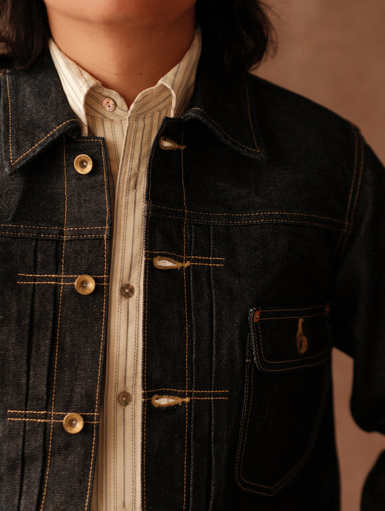 1930s Cowboy Selvedge Denim Jacket
