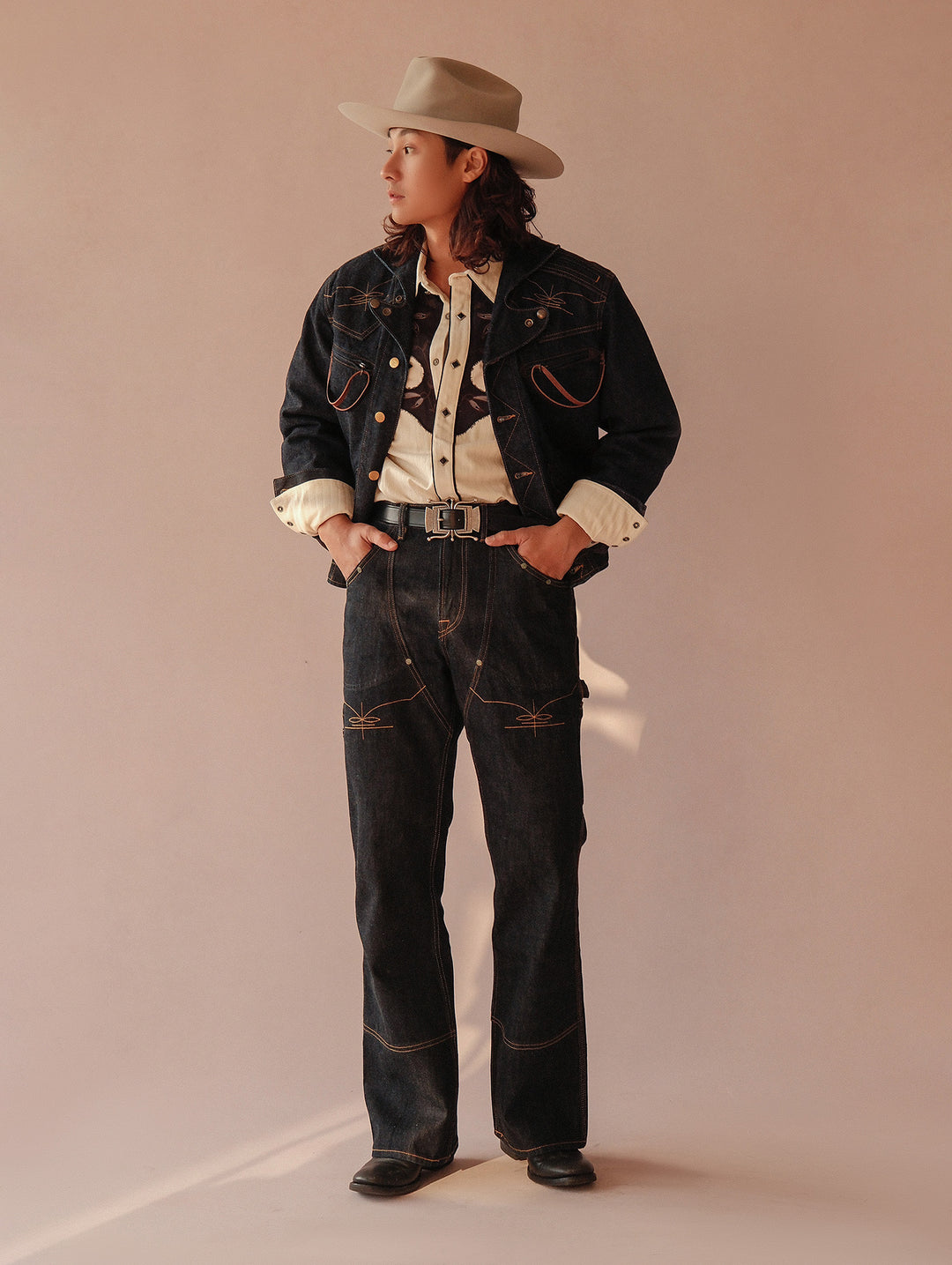 Western Series Rider Selvedge Denim Jacket-Indigo