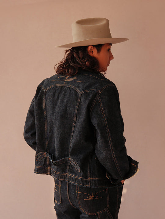Western Series Rider Selvedge Denim Jacket-Indigo