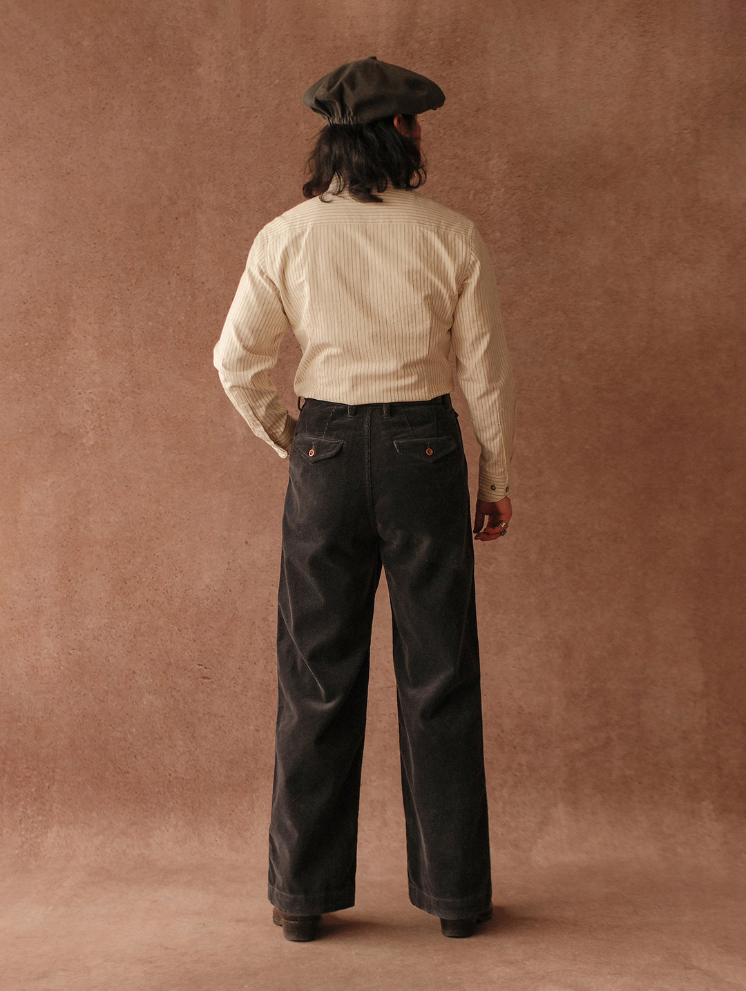 Long-Point Button-Down Shirt