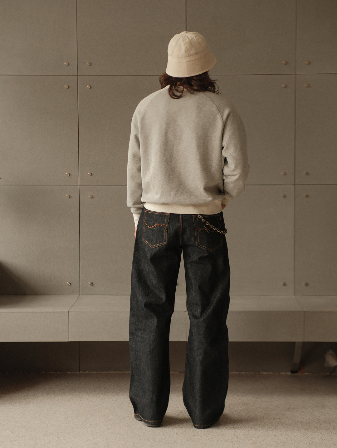 15.5OZ Classic 705 Wide-Leg jeans-Regular Wash