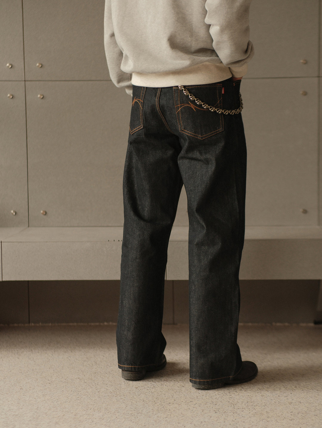 15.5OZ Classic 705 Wide-Leg jeans-Regular Wash