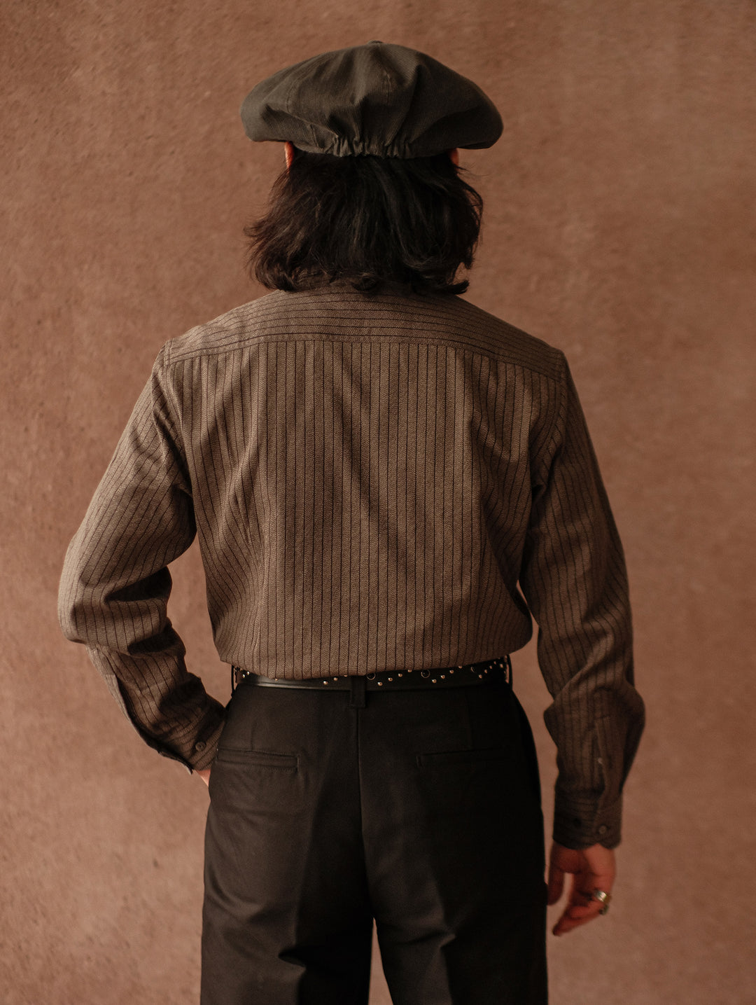 Long-Point Button-Down Work shirt