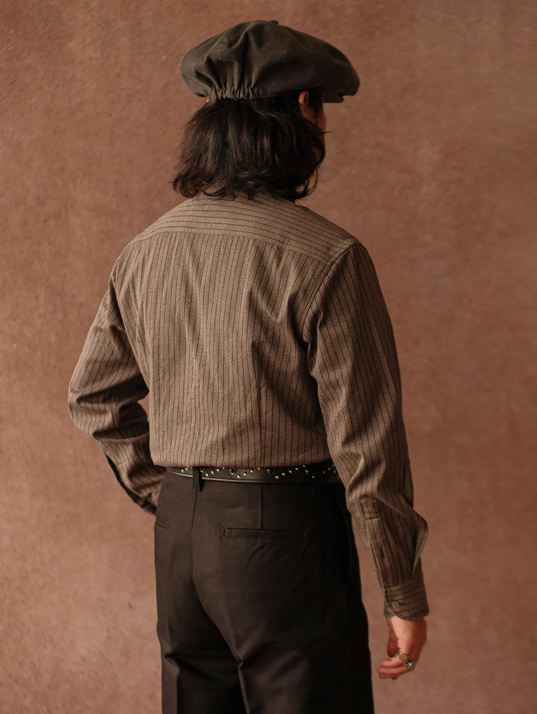 Long-Point Button-Down Work shirt