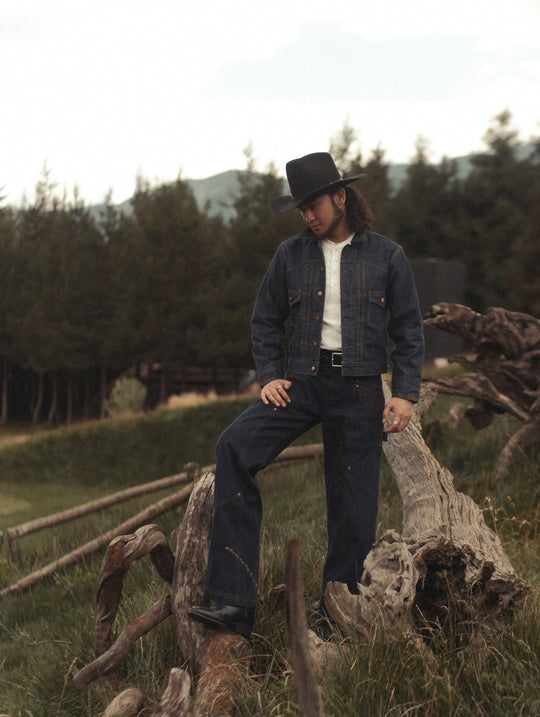 Western Series 16.4 OZ Logger IV Wide-Leg jeans