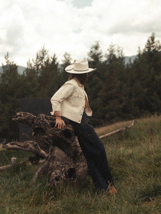Western Series Daylight Knight 16oz Selvedge Undyed Canvas Jacket