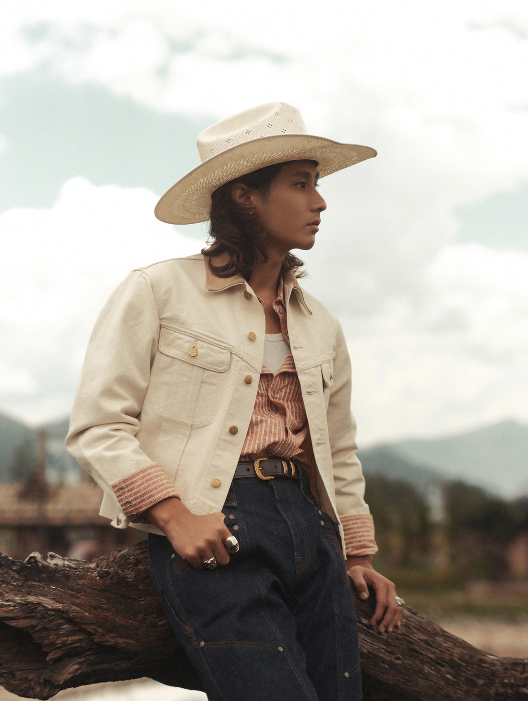 Western Series Daylight Knight 16oz Selvedge Undyed Canvas Jacket