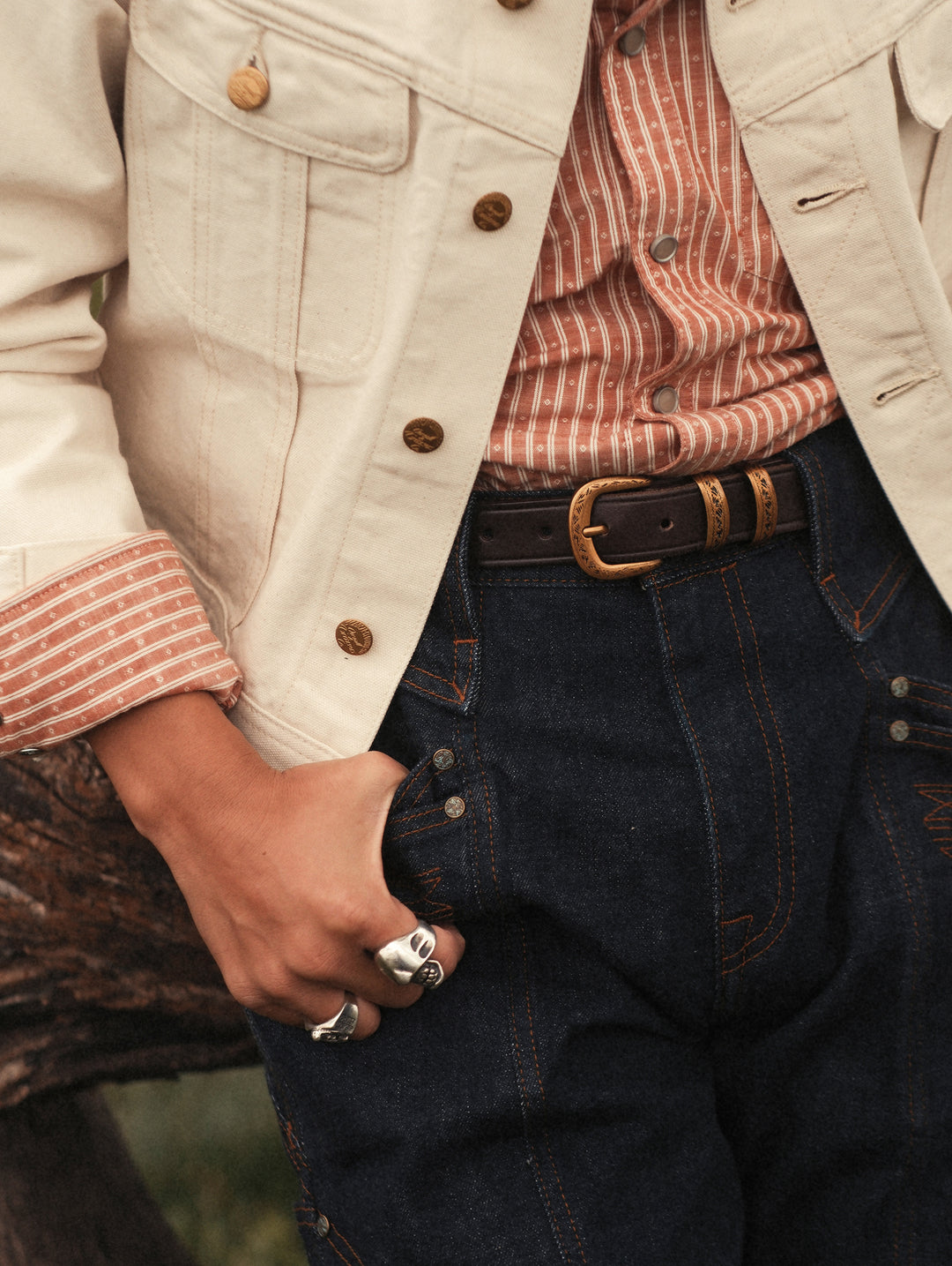 Western Series Daylight Knight 16oz Selvedge Undyed Canvas Jacket