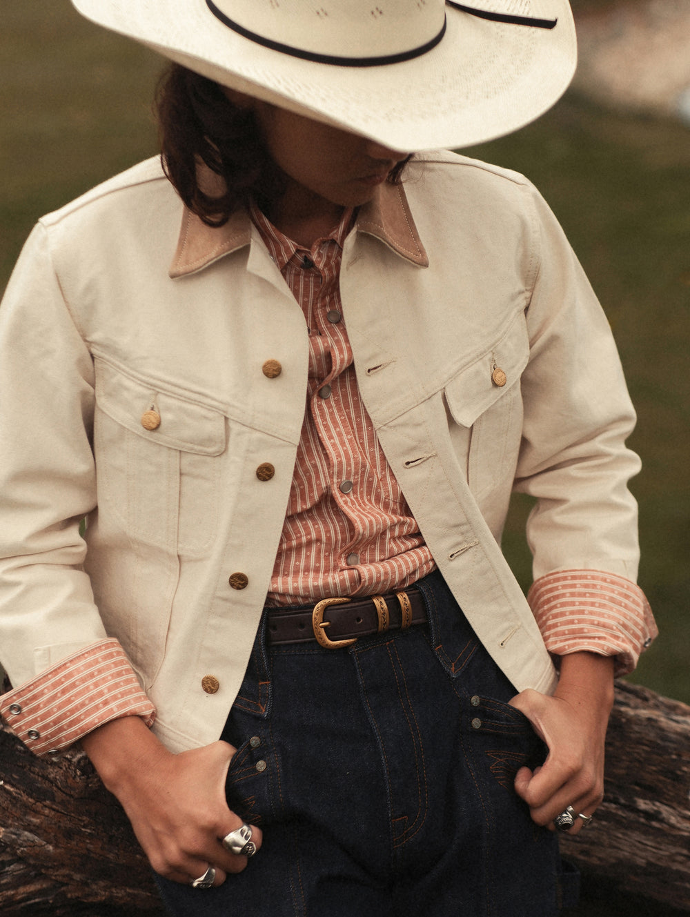 Western Series Daylight Knight 16oz Selvedge Undyed Canvas Jacket