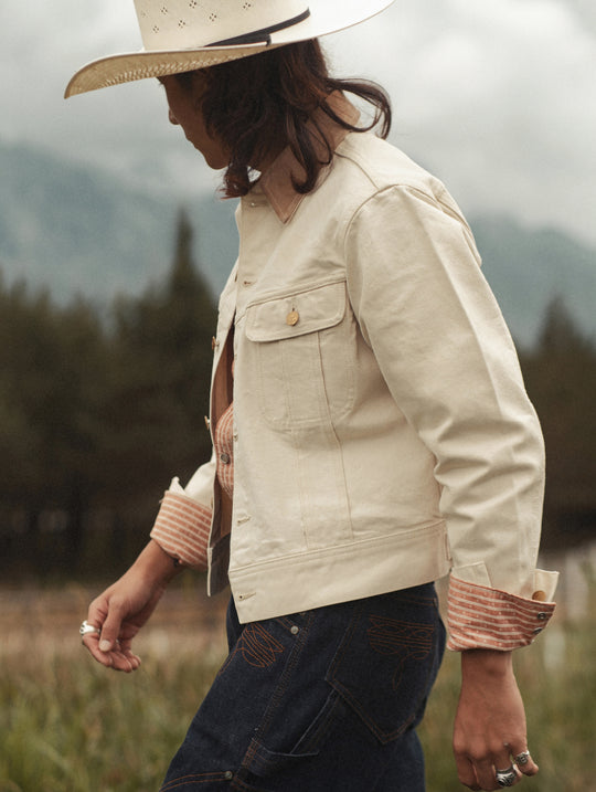 Western Series Daylight Knight 16oz Selvedge Undyed Canvas Jacket