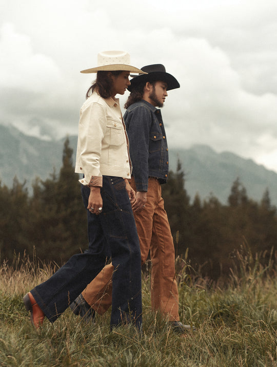 Western Series 16.4 OZ Logger IV Wide-Leg jeans