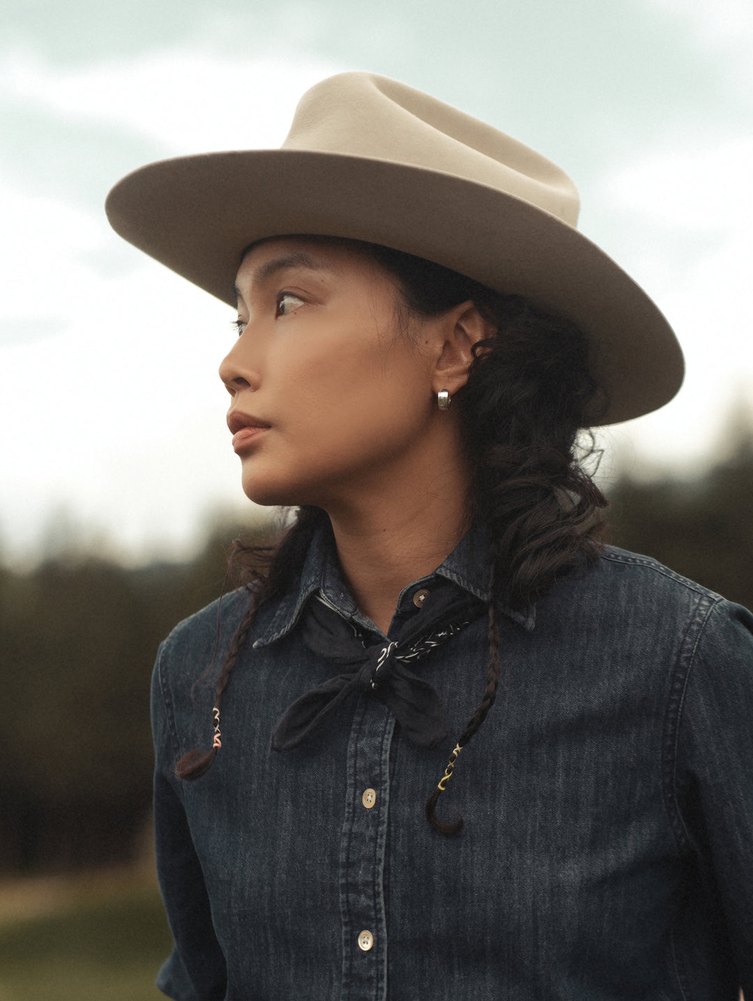 Women's Basic Denim shirt