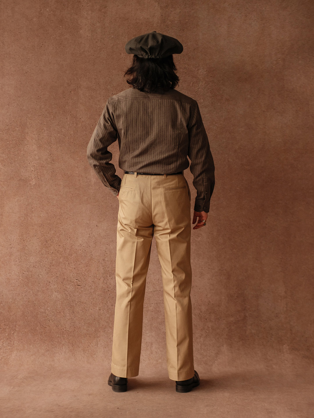Long-Point Button-Down Work shirt