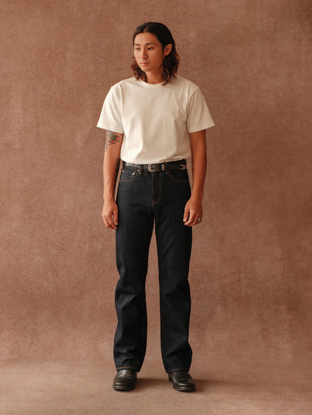 14OZ Selvedge 701 Basic Straight-Fit jeans-Indigo