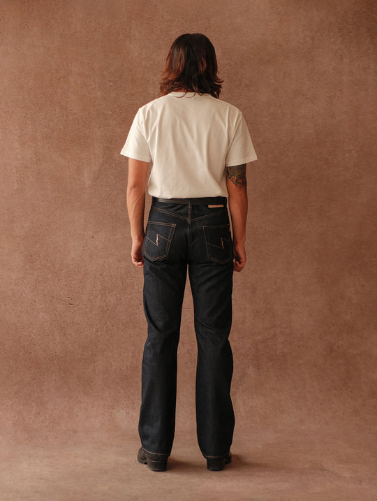 14OZ Selvedge 701 Basic Straight-Fit jeans-Indigo