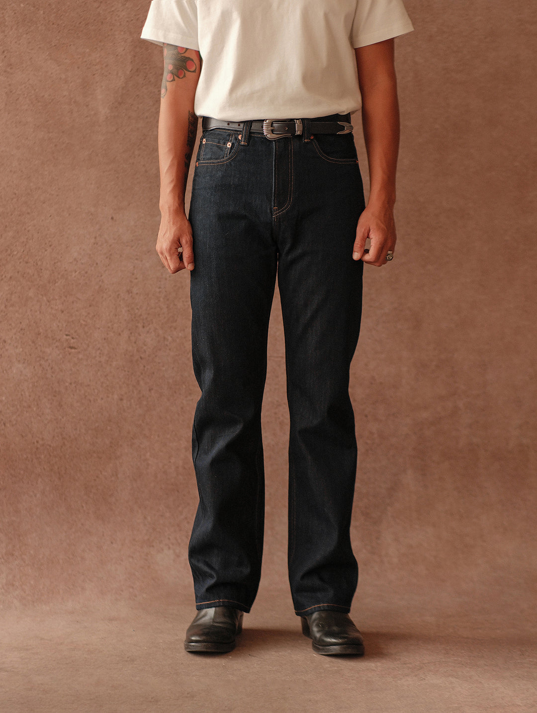 14OZ Selvedge 701 Basic Straight-Fit jeans-Indigo