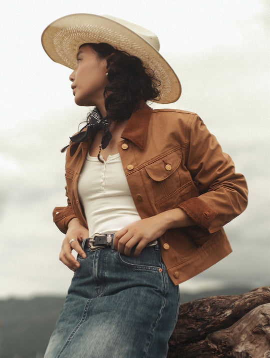 Women's Mackinaw Wool Canvas Cruiser Jacket