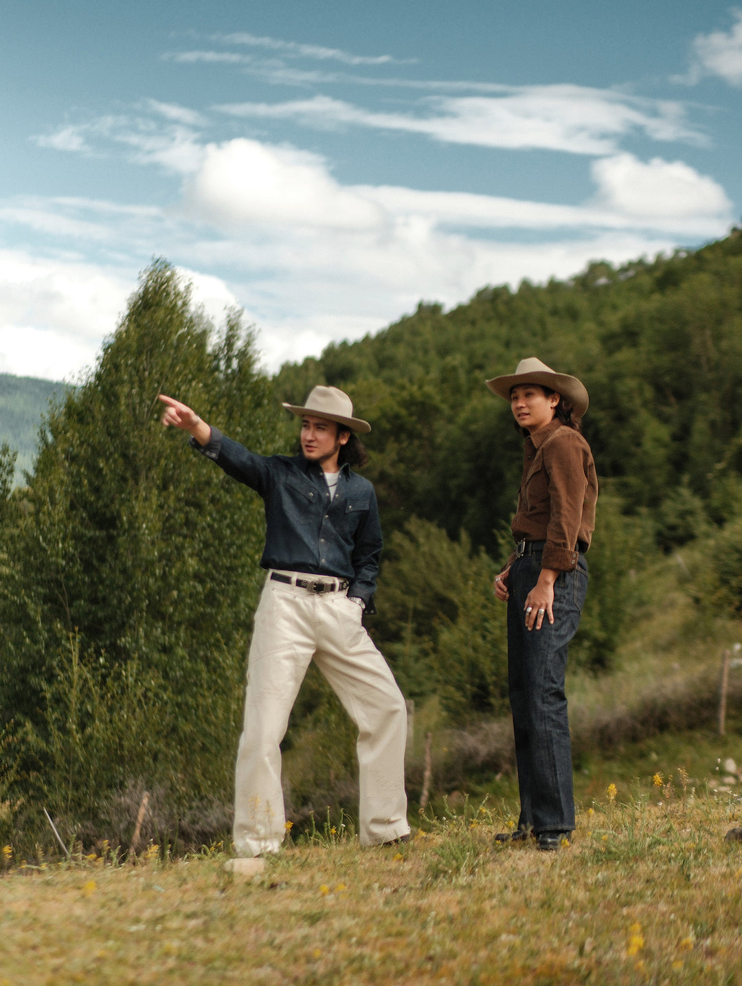 Western Series Basic Corduroy Shirt-Brown