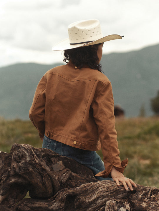 Women's Mackinaw Wool Canvas Cruiser Jacket
