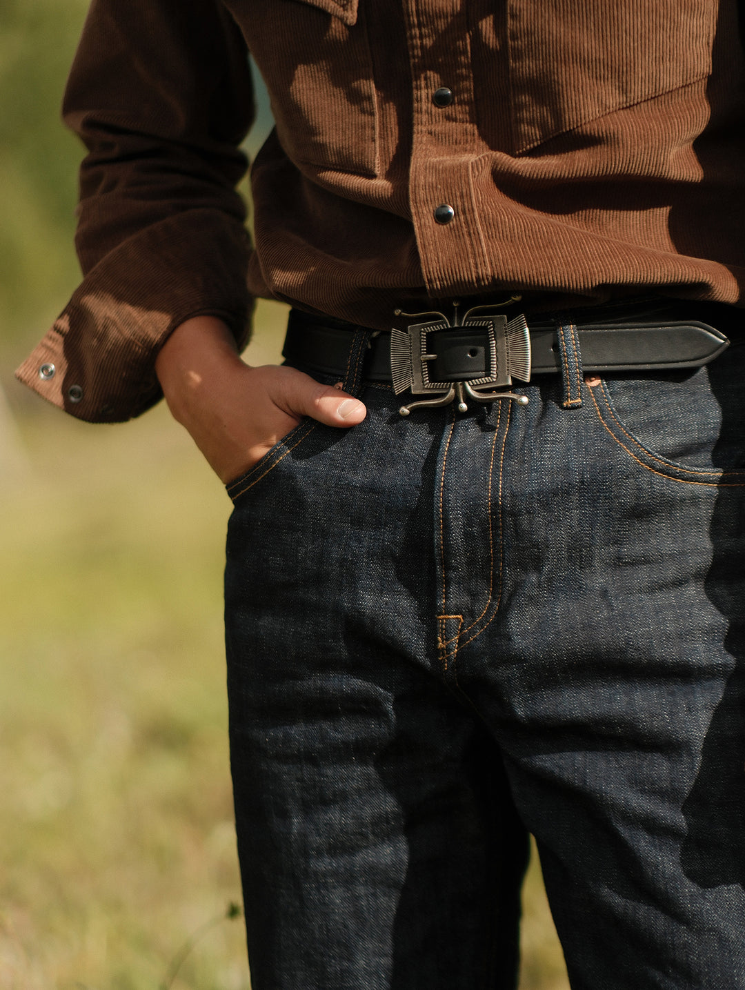 Western Series 16OZ Broken Twill Bootcut jeans