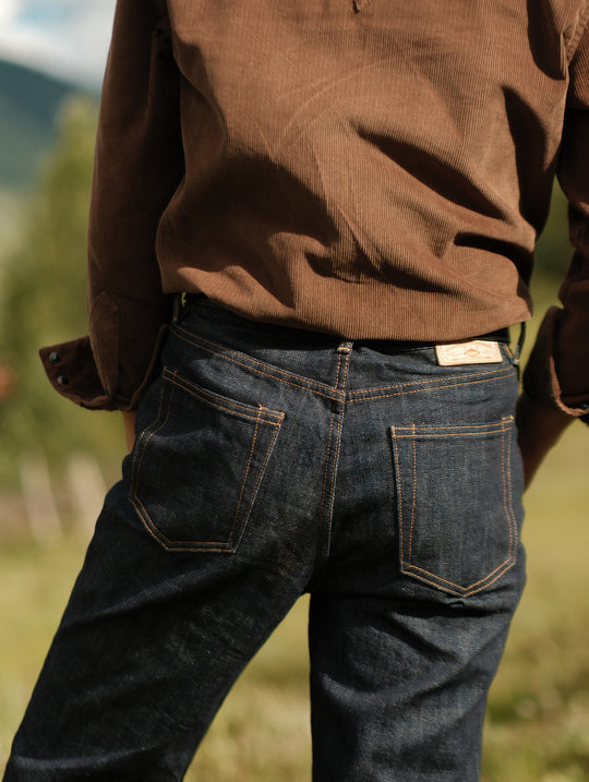 Western Series 16OZ Broken Twill Bootcut jeans