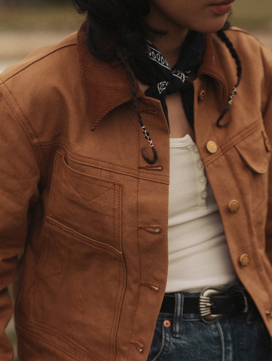 Women's Mackinaw Wool Canvas Cruiser Jacket