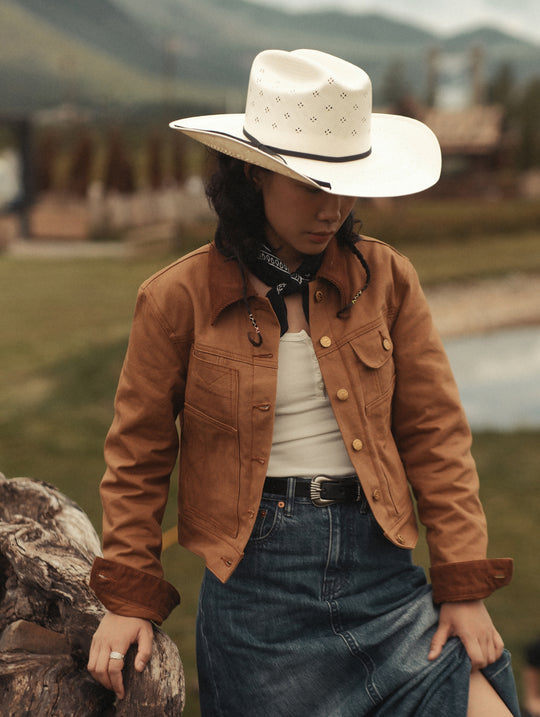 Women's Mackinaw Wool Canvas Cruiser Jacket