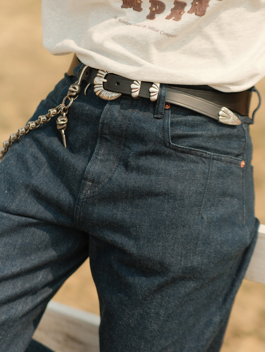 RAN Wide-Leg jeans-Plant Dyeing Indigo