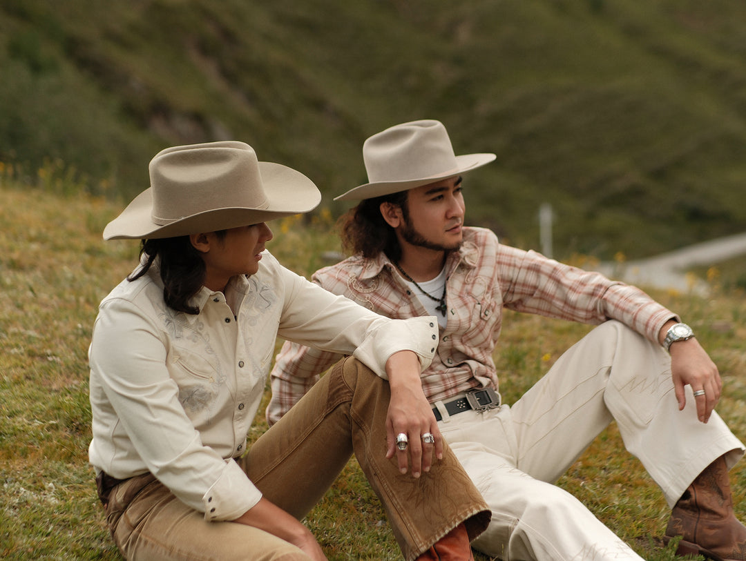 Western Series Couching Embroidery Shirt