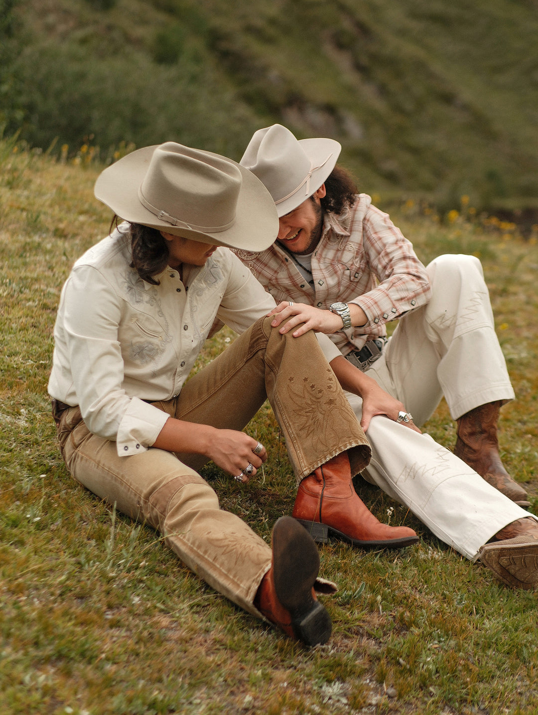 Western Series Couching Embroidery Shirt