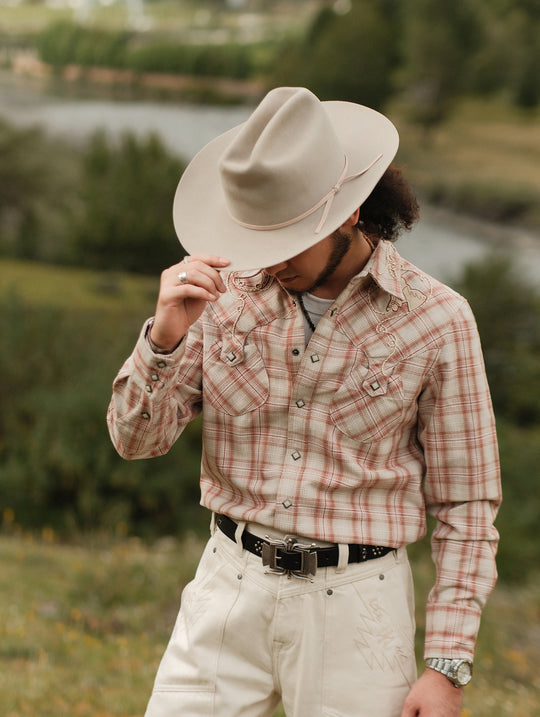 Western Series Couching Embroidery Shirt