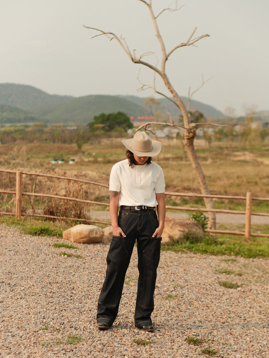 240그램 더블 원사 헨리 셔츠 