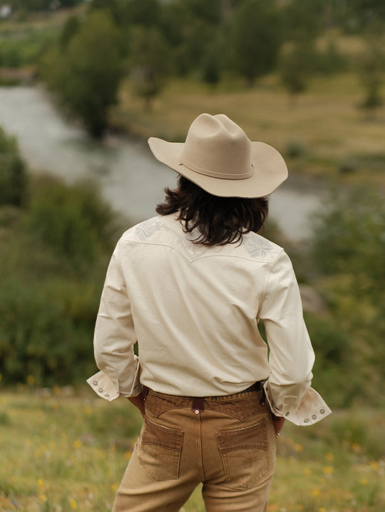 Western Series Desert Lily White Denim Shirt