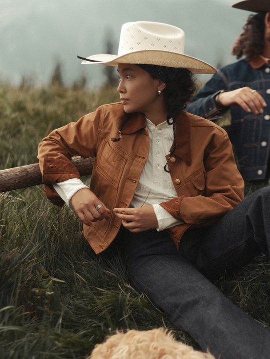 Women's Mackinaw Wool Canvas Cruiser Jacket